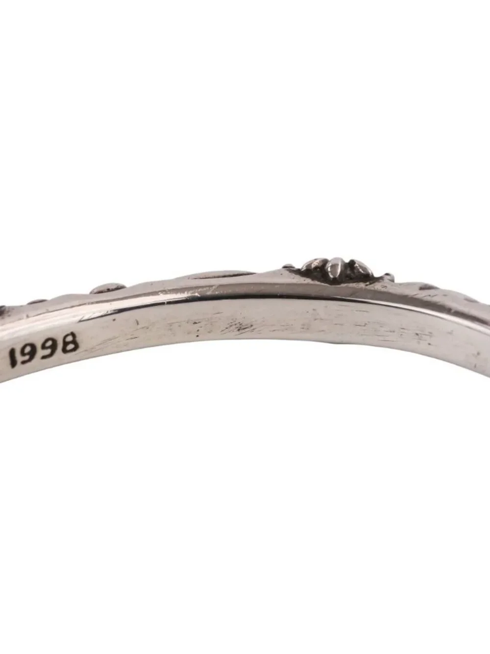 Chrome Hearts Sbt Band Silver Bangle Bracelet